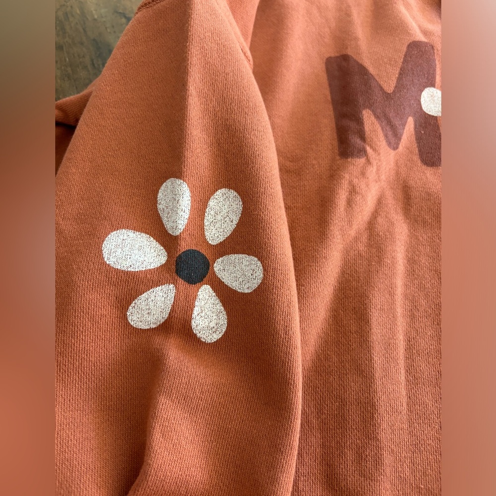 Madewell MWL Warm Umber Floral Easygoing Sweatshirt - Picture 7 of 9